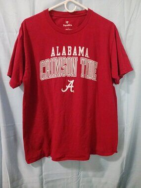 Alabama Crimson Tide Large Red Short Sleeve T-shirt